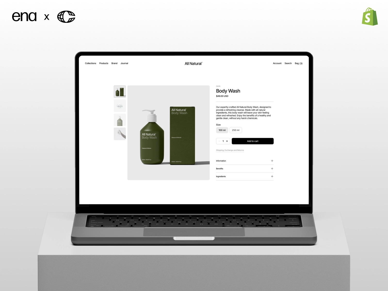 Screenshot of E-Commerce Platform